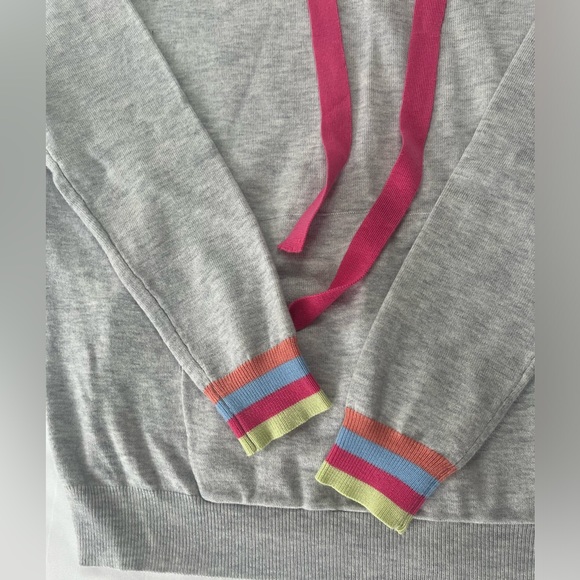 Rainbow Wool blend kangaroo hoodie - Picture 3 of 5